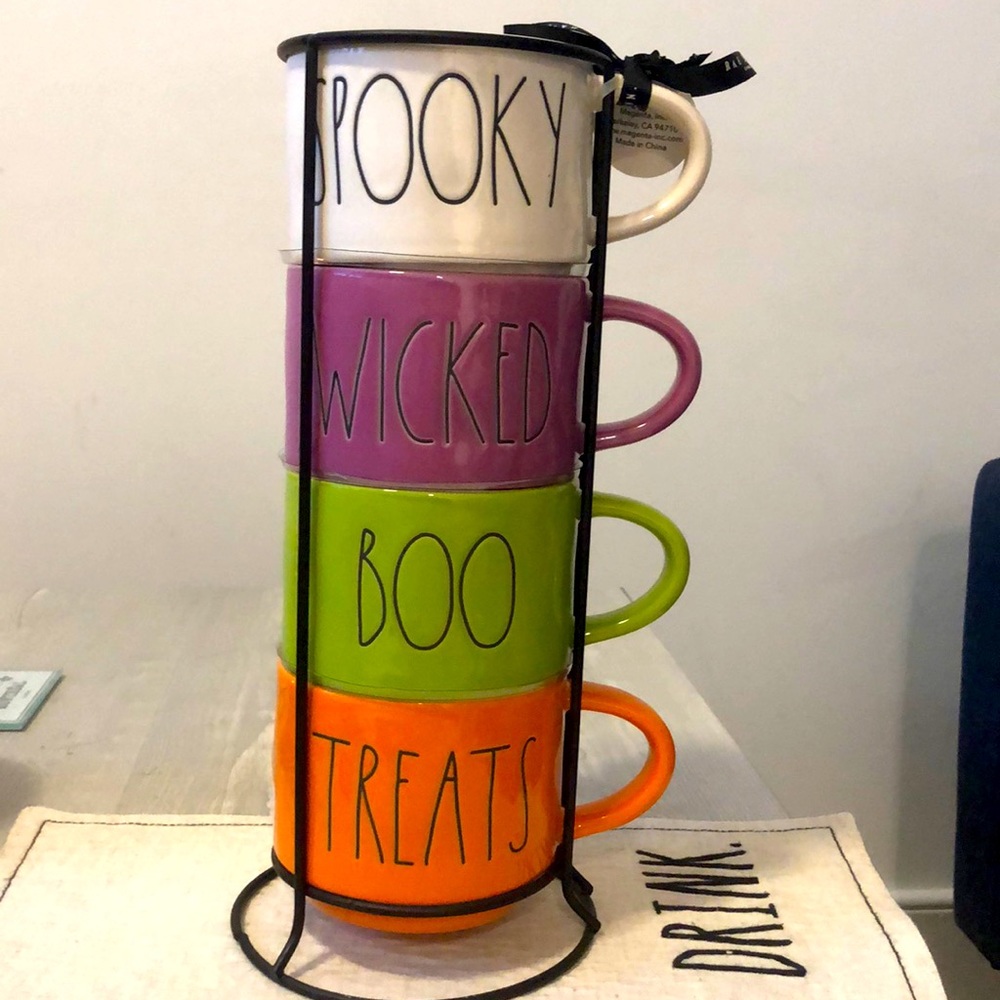 Rae Dunn Halloween mugs